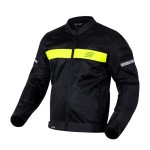 Kurtka tekstylna Ozone Dart Black/Fluo Yellow