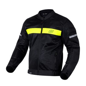 Kurtka tekstylna Ozone Dart Black/Fluo Yellow