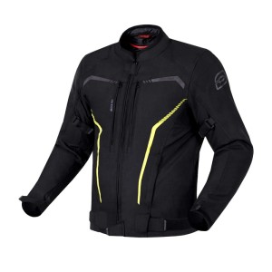 Kurtka tekstylna Ozone Delta IV Black/Fluo Yellow
