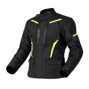 Kurtka tekstylna Ozone Tour III Black/Fluo Yellow