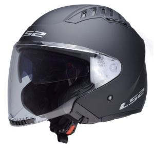 Kask otwarty LS2 OF600 Copter II czarny mat (Matt Black)