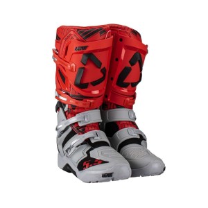 Buty Off-Road Leatt 5.5 Flexlock JW22 czerwono-szare (Red/Grey)