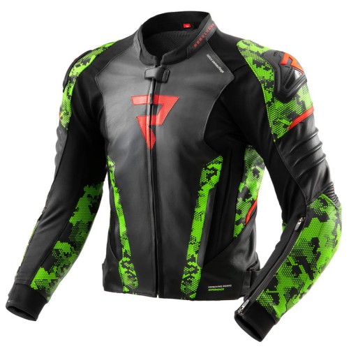 kurtka-skorzana-rebelhorn-veloce-camo-black-green-fluo-red-front