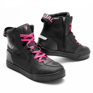 Buty motocyklowe damskie Rebelhorn Vandal 2 Black/Pink
