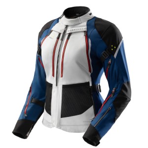 Kurtka motocyklowa tekstylna damska Rebelhorn Hardy 3.0 Blue Grey Red