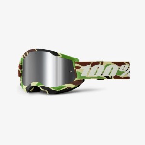 Gogle 100 Procent Strata 2 War Camo Mirror Silver Lens