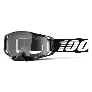 Gogle 100 Procent Armega Black Clear Lens