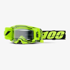 Gogle 100 Procent Armatic Forecast Roll-Off Neon Yellow Clear Lens