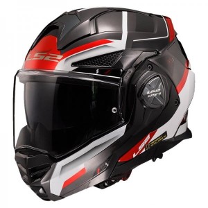Kask szczękowy LS2 FF901 Advant X Spectrum czarno-biało-czerwony (Black/White/Red)