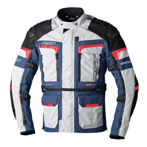 Kurtka tekstylna RST Pro Series Adventure-X Silver/Dark Blue/Red