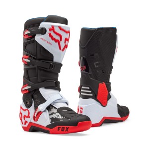 Buty Off-Road Fox Motion biało-czerwone (White/Fluo Red)
