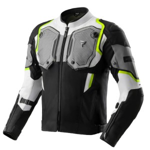 Kurtka tekstylna Rebelhorn Borg 2 Black Grey Fluo Yellow