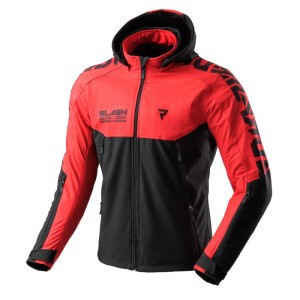 Kurtka tekstylna Rebelhorn Slash Spider Black Red Softshell