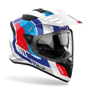 Kask motocyklowy Airoh Bandit Horn White/Red/Blue