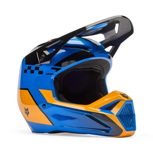 Kask motocyklowy Fox V1 Collect niebieski (Blue)