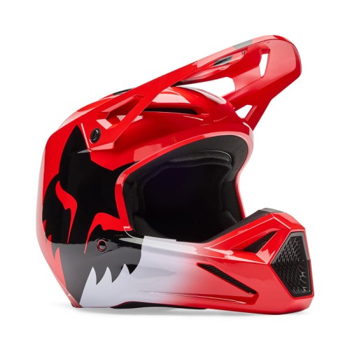 kask-fox-v1-shield-fluo-red