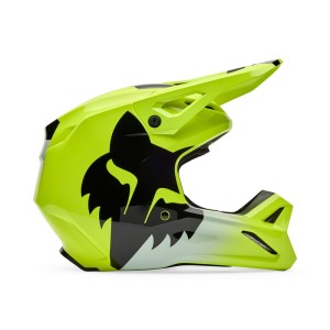 Kask motocyklowy Fox V1 Shield żółty fluo (Fluo Yellow)