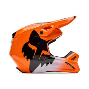 Kask motocyklowy Fox V1 Shield pomarańczowy fluo (Fluo Orange)