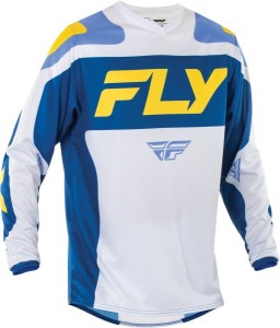 Bluza cross Fly Racing F-16 White/Blue