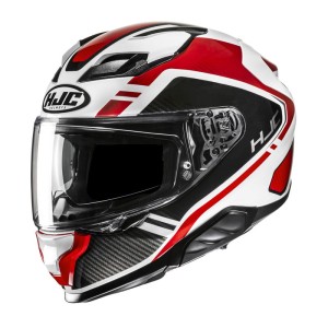Kask integralny HJC F71 Tozz biało-czerwony (White/Red)