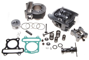 Cylinder + głowica skuter 80ccm 4T 47.00mm