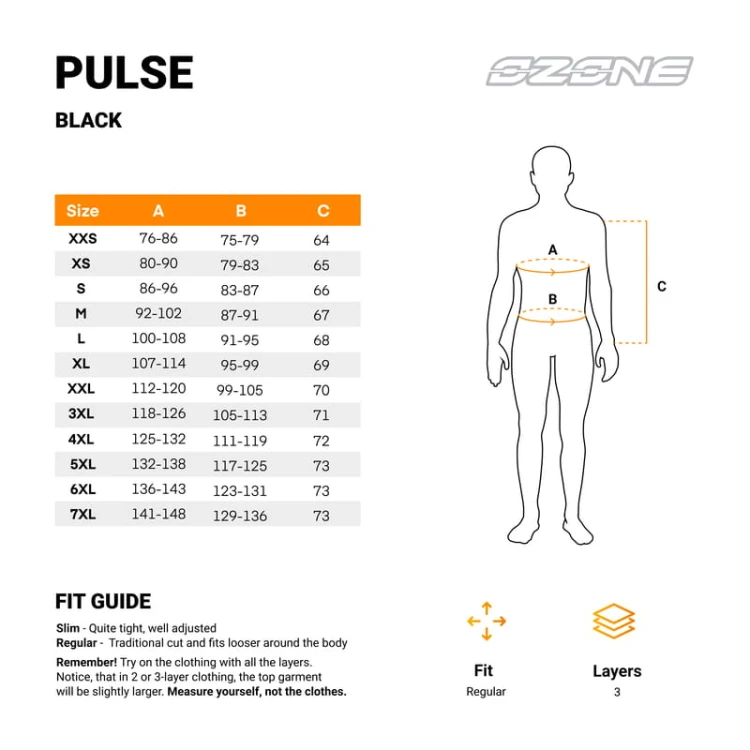 kurtka-tekstylna-ozone-pulse-black-yellow-tabela-rozmiarow