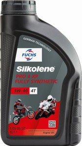 Olej silnikowy 5W40 100% syntetyczny Fuchs Silkolene PRO 4 XP 1L