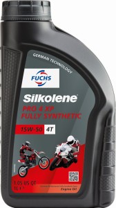 Olej silnikowy 15W50 100% syntetyczny Fuchs Silkolene PRO 4 XP 1L
