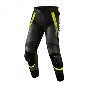 Spodnie motocyklowe skórzane SHIMA STR 2.0 Black Fluo