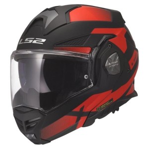 Kask szczękowy LS2 FF901 Advant X Nova czarno-czerwony (Black/Red)