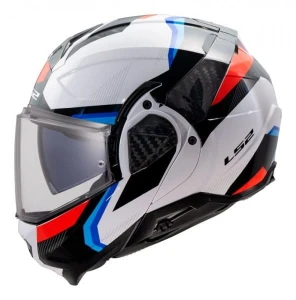 Kask szczękowy LS2 FF910 Advant II Triple biało-niebiesko-czerwony (White/Blue/Red)