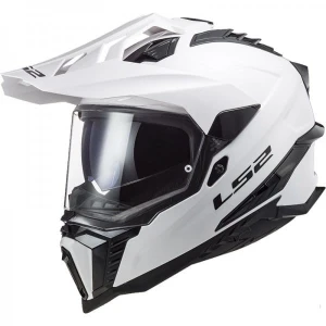 Kask enduro LS2 MX701 Explorer biały (Solid White)