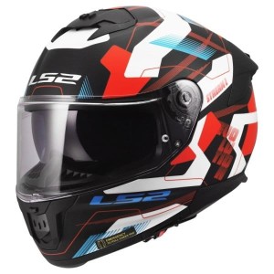 Kask integralny LS2 FF808 Stream II Mika biało-niebiesko-czerwony (White/Blue/Red)