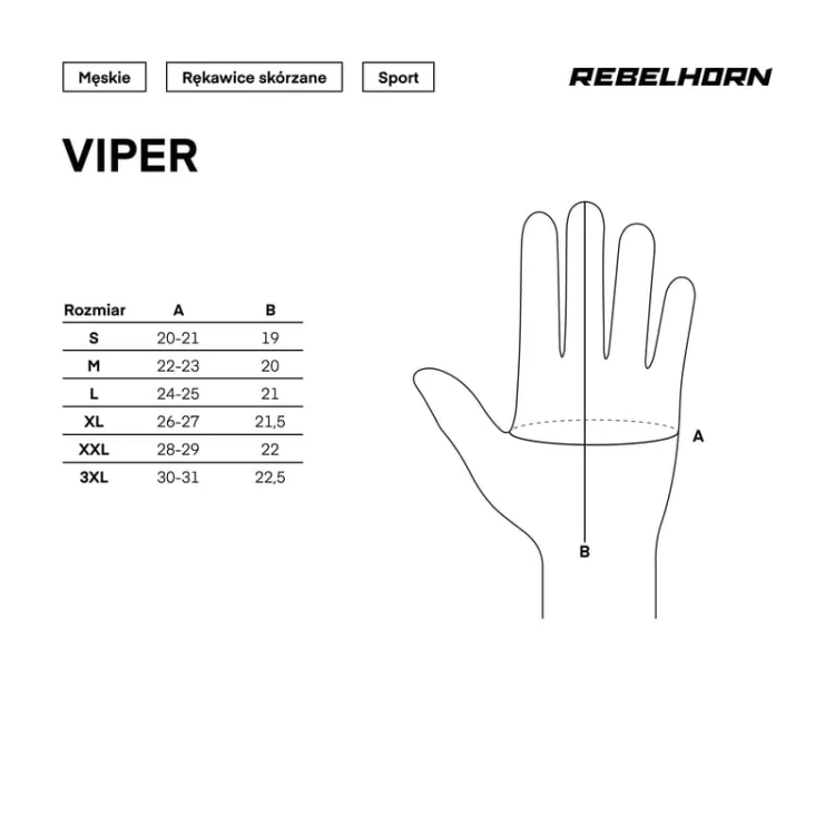 rekawice-rebelhorn-viper-black-grey-fluo-red-tabela-rozmiarow