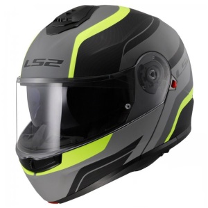 Kask szczękowy LS2 FF908 Strobe II Monza żółty fluo (H-V Yellow)