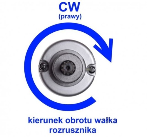 rozrusznik-elektryczny-AM6-kierunek-obrotu