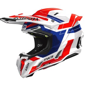 Kask motocyklowy Airoh Twist 3 Dynasty Blue/Red Gloss
