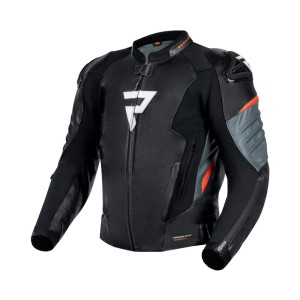 Kurtka skórzana Rebelhorn Veloce Black/Grey/Red