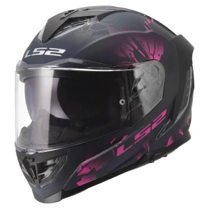 Kask integralny LS2 FF818 Storm III Burst czarno-różowy (Black/Pink)