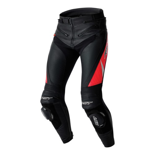 spodnie-skorzane-rst-tractech-evo-d3o-black-fluo-red-przod