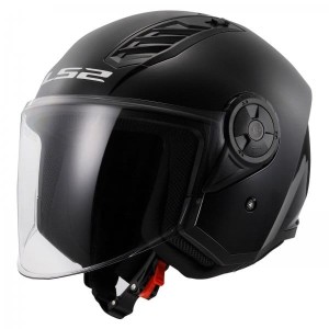 Kask otwarty LS2 OF616 Airflow II czarny połysk (Solid Black)