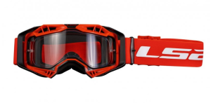 Gogle LS2 Aura Enduro czerwone (Red) + pinlock