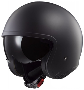 Kask otwarty LS2 OF599 Spitfire czarny mat (Matt Black)
