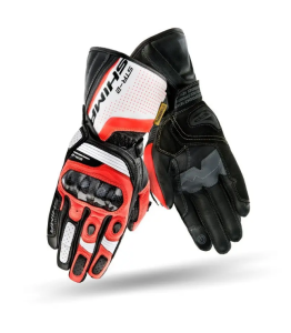 Rękawice skórzane SHIMA STR-2 Red Fluo