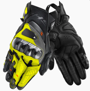 Rękawice skórzane SHIMA XRS-3 Yellow Fluo