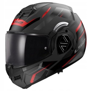 Kask szczękowy LS2 FF906 Advant Kuka czarno-czerwony mat (Matt Black/Red)