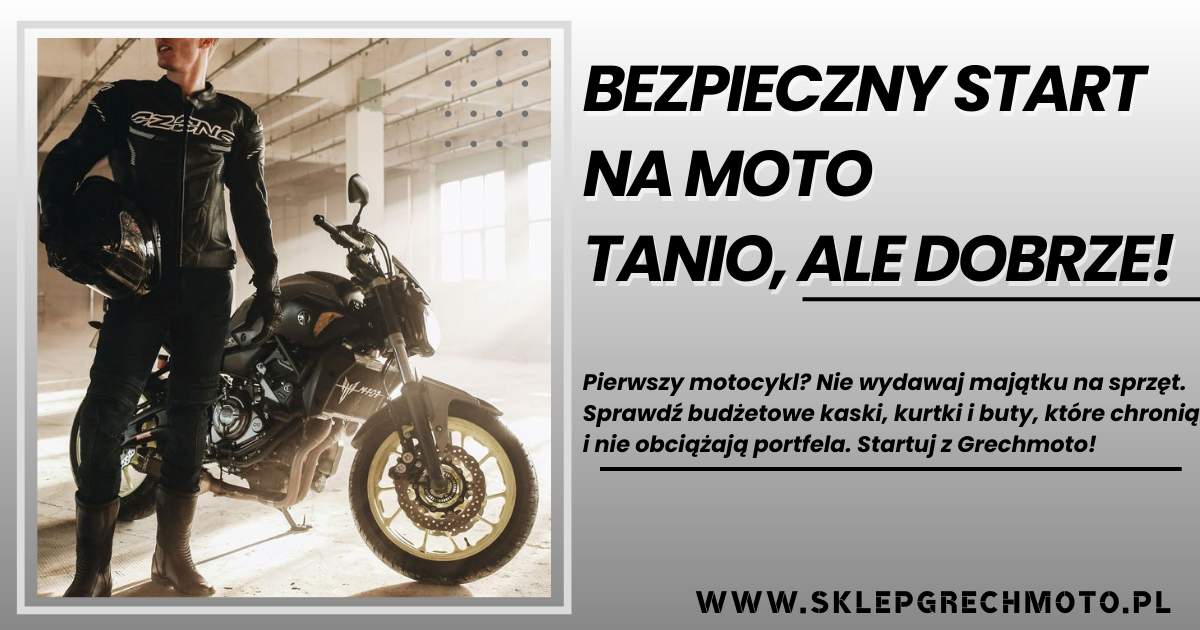 Startuj bez przepłacania! Tania ochrona dla motocyklistów